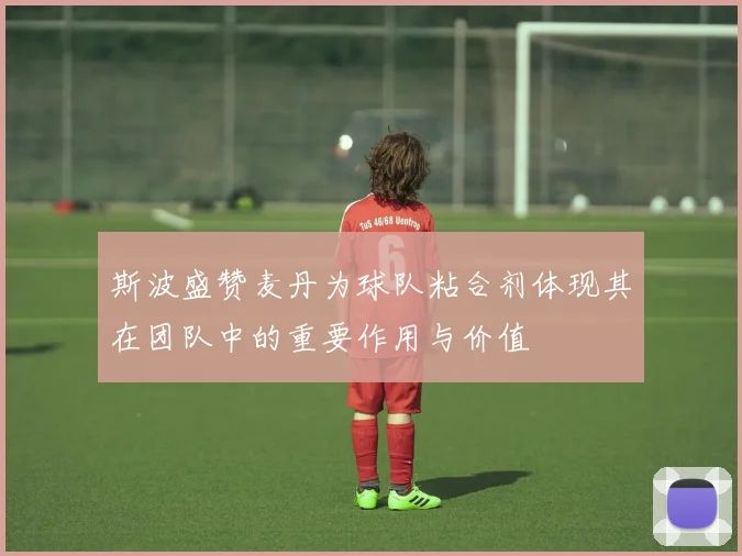 斯波盛赞麦丹为球队粘合剂体现其在团队中的重要作用与价值