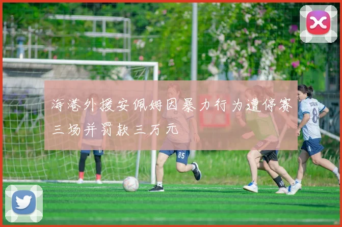 海港外援安佩姆因暴力行为遭停赛三场并罚款三万元